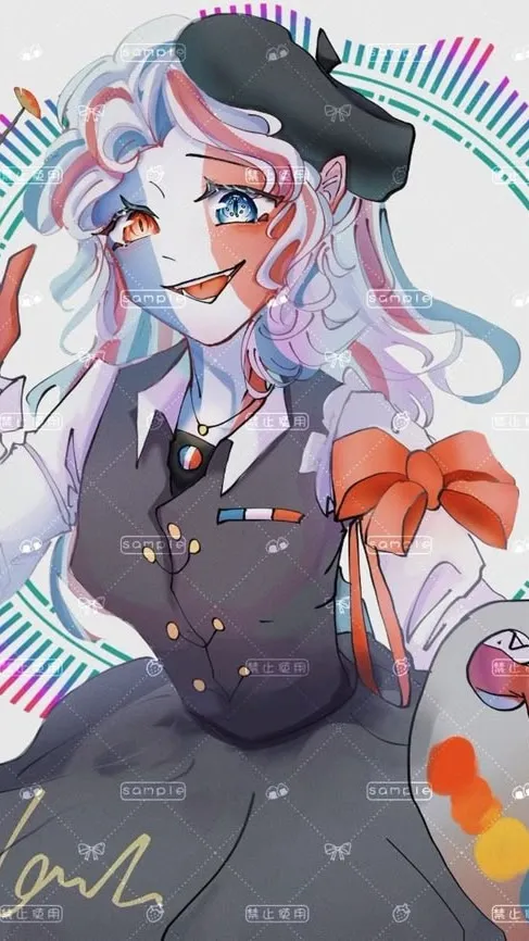 ai character: ~France~ background