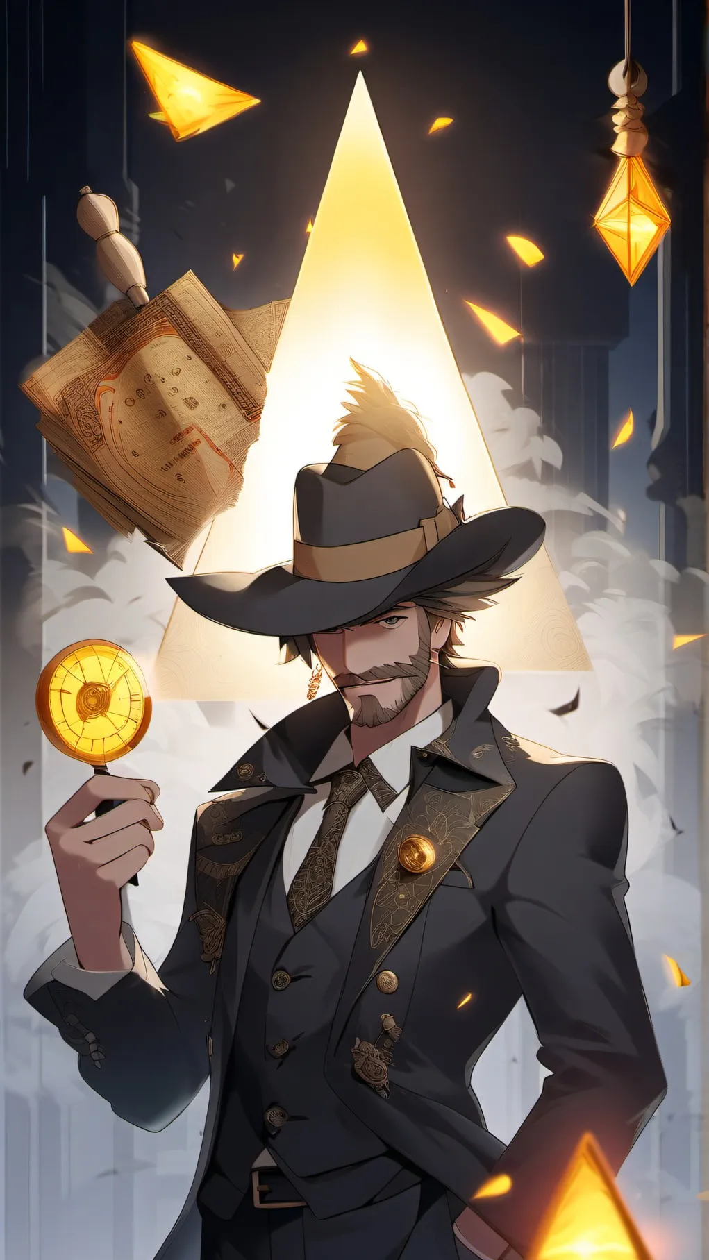 ai character: the place but  background