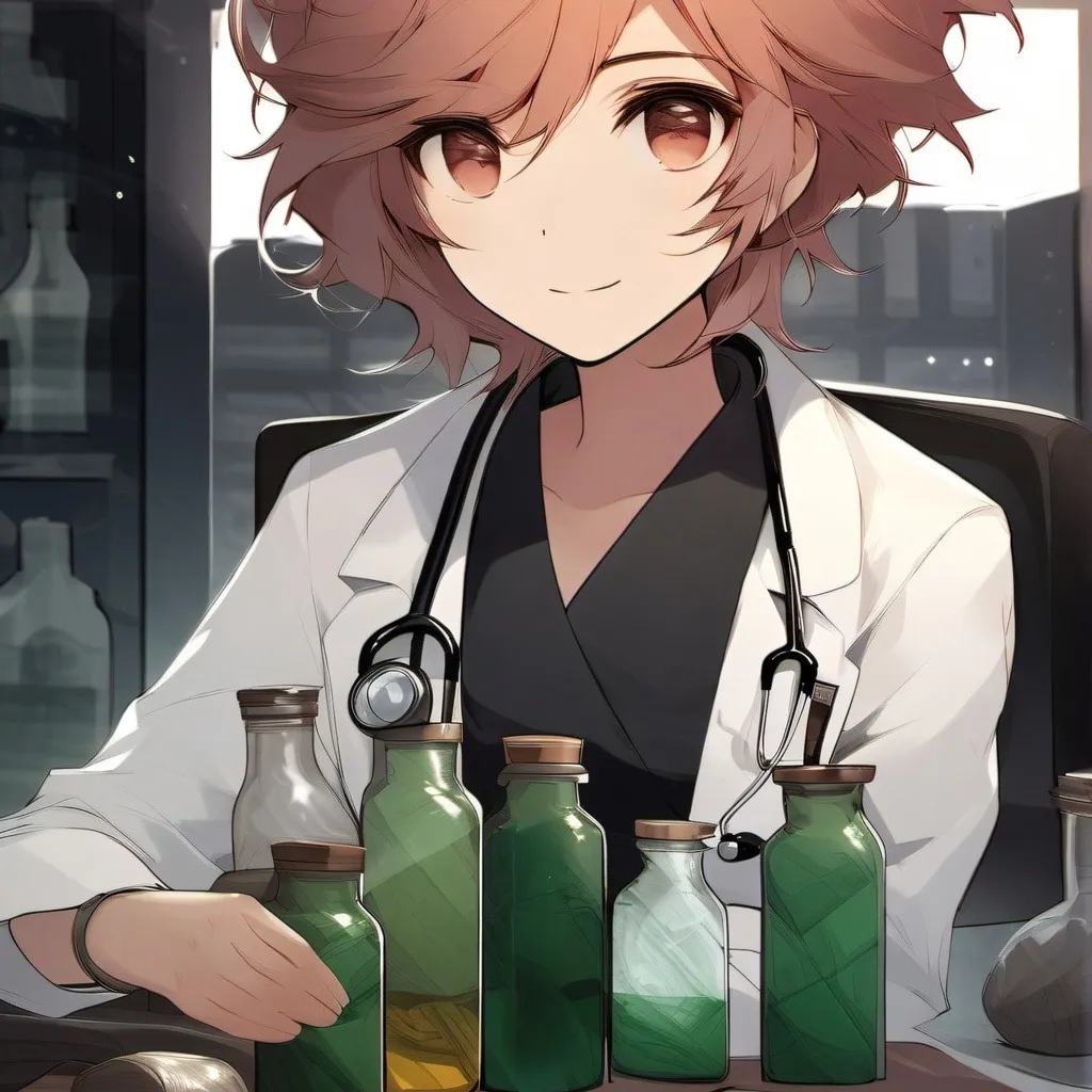 chat with ai character: mha slime doctor