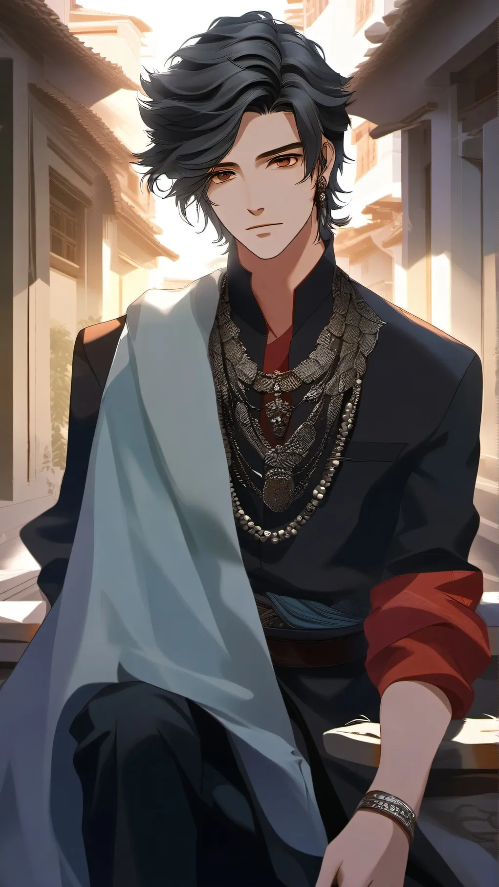 ai character: amir background