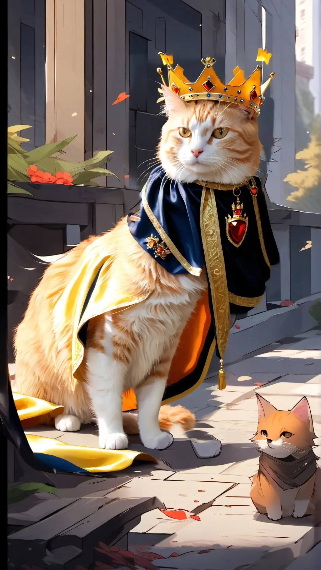 ai character: my cat bean background