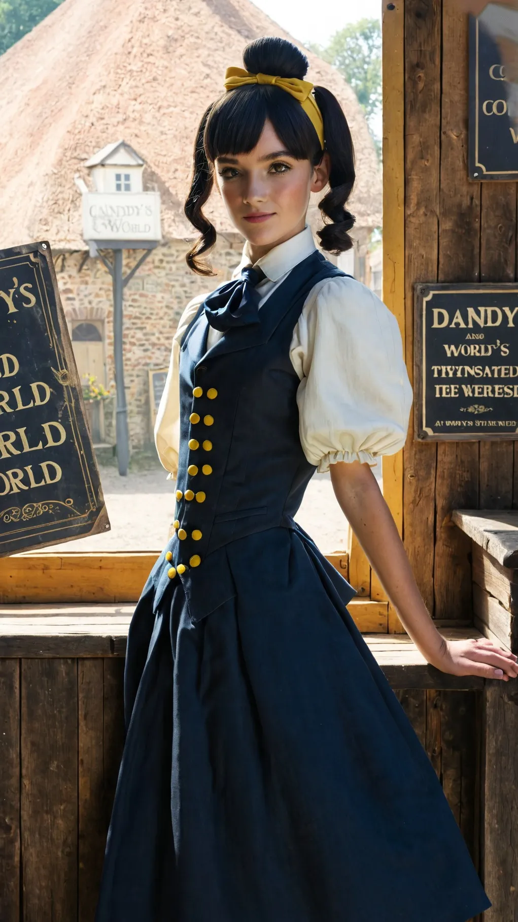 ai character: dandysworld poolda background