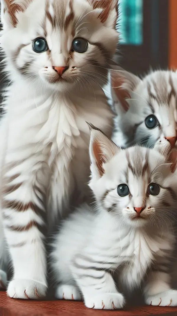 ai character: Cat  background