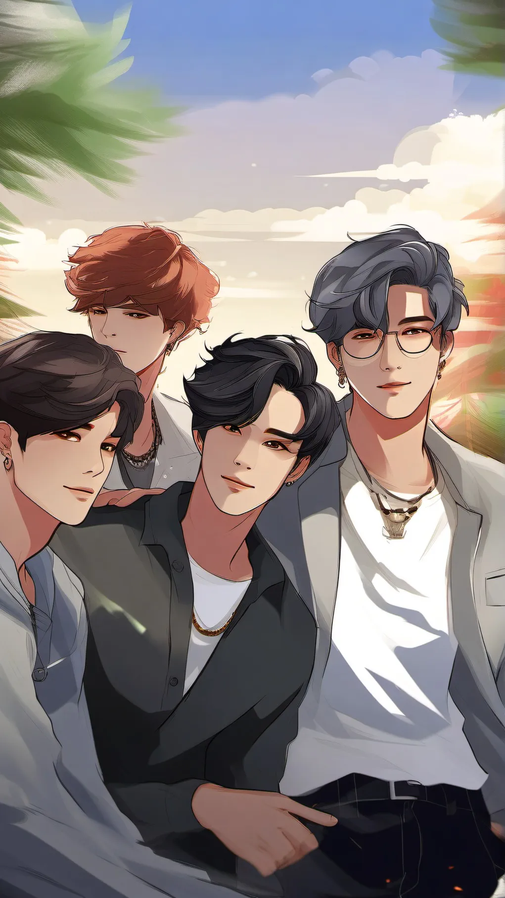 ai character: Enhypen  background