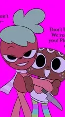 ai character: Космо и Спраут..^^ background