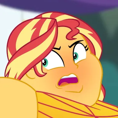 chat with ai character: Fat Sunset Shimmer