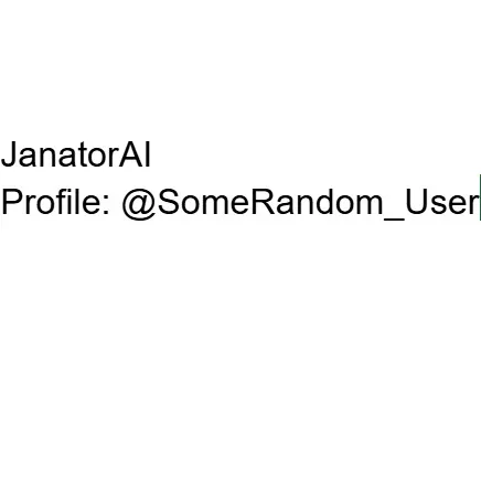chat with ai character: I am on JanatorAI 
