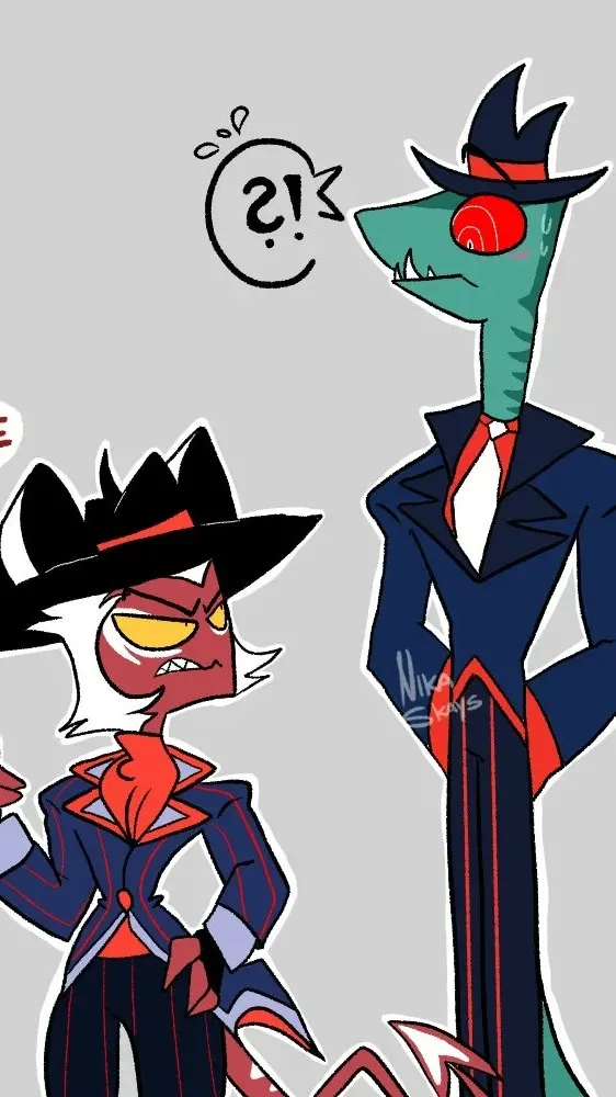 ai character: Crimson x Alessio background