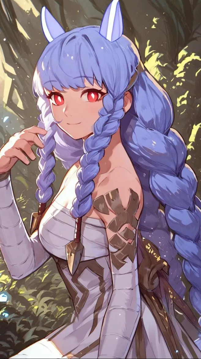 ai character: Heiðrún (FEH) background