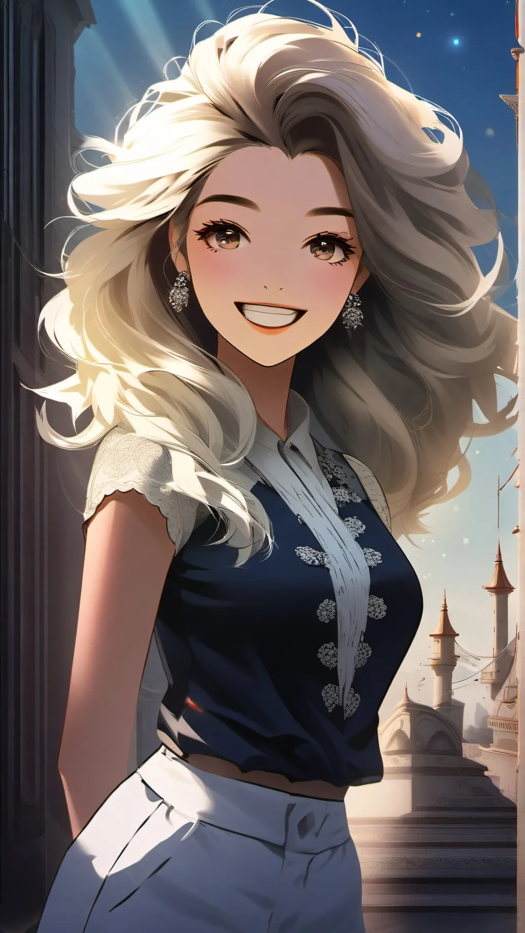 ai character: Sus emoji background