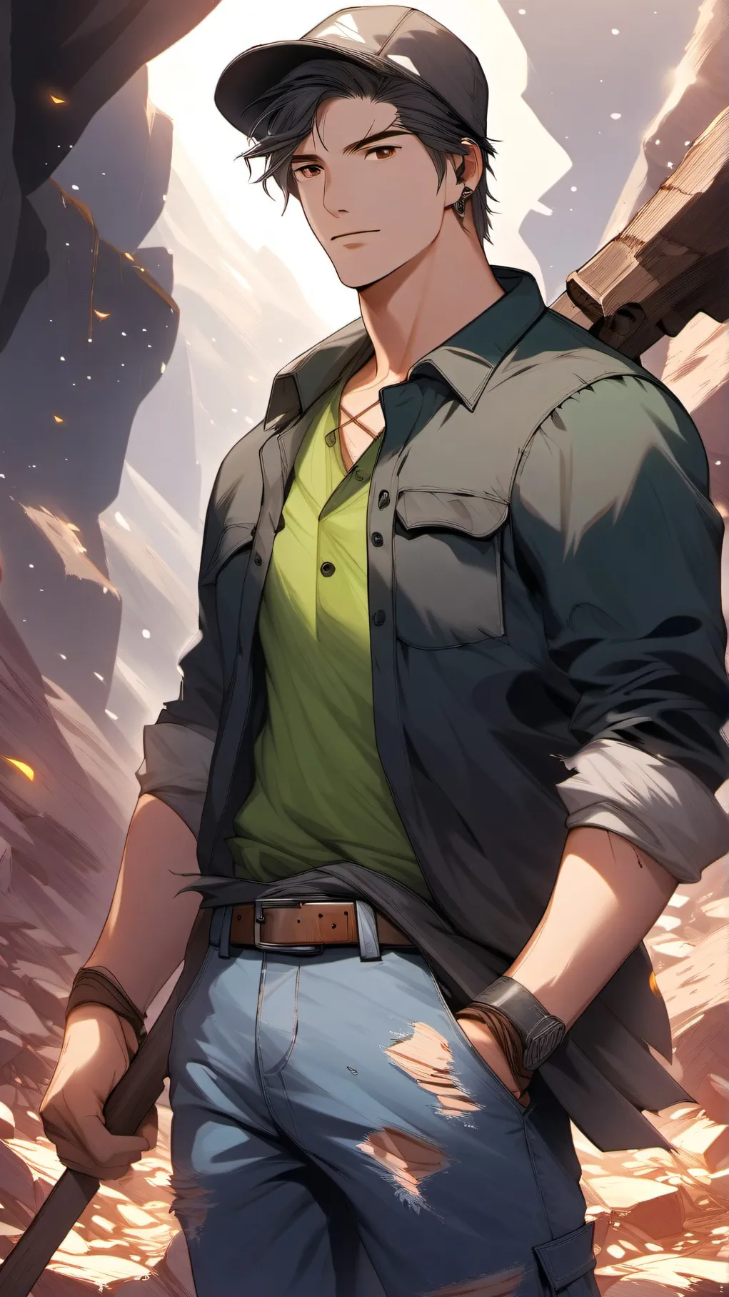 ai character: Miner background