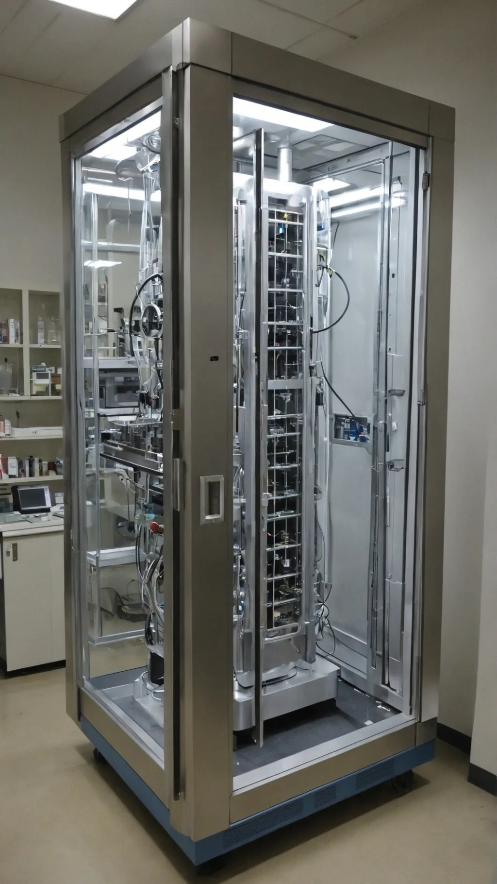 ai character: TimeTravel Machine background