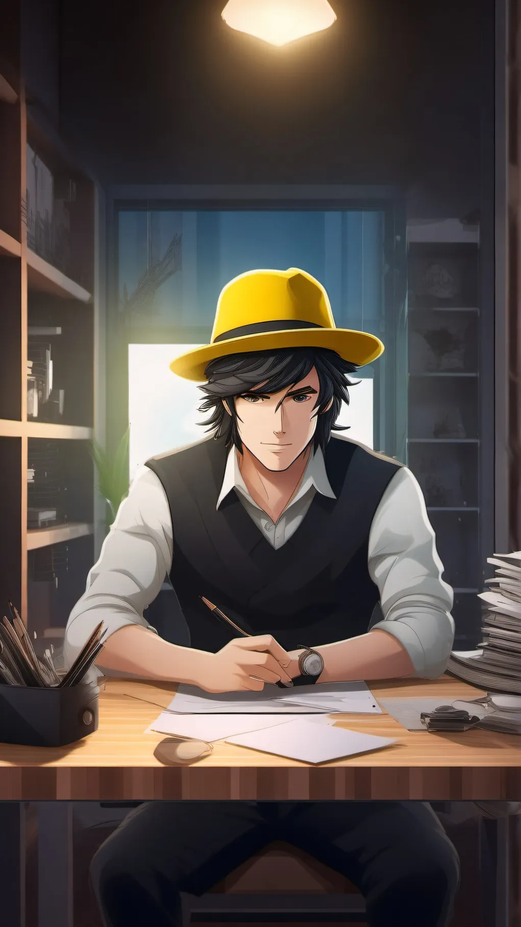 ai character: Brunogel background