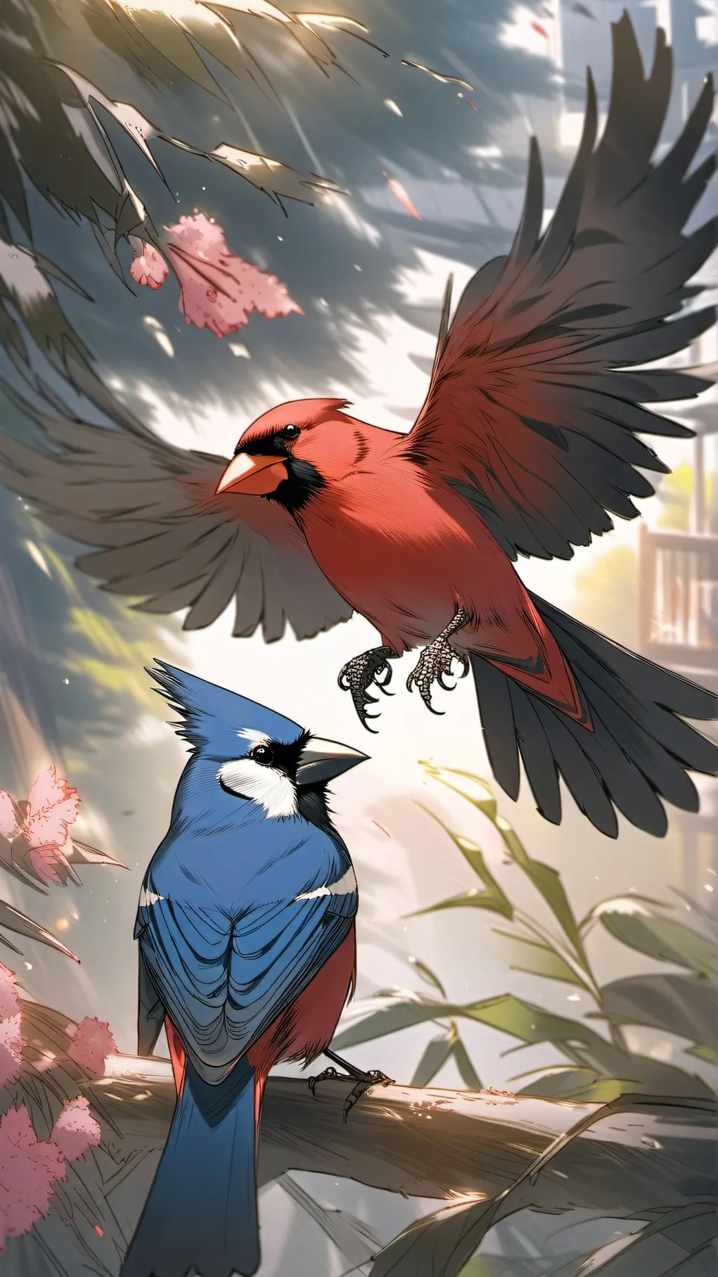 ai character: Bird RP background