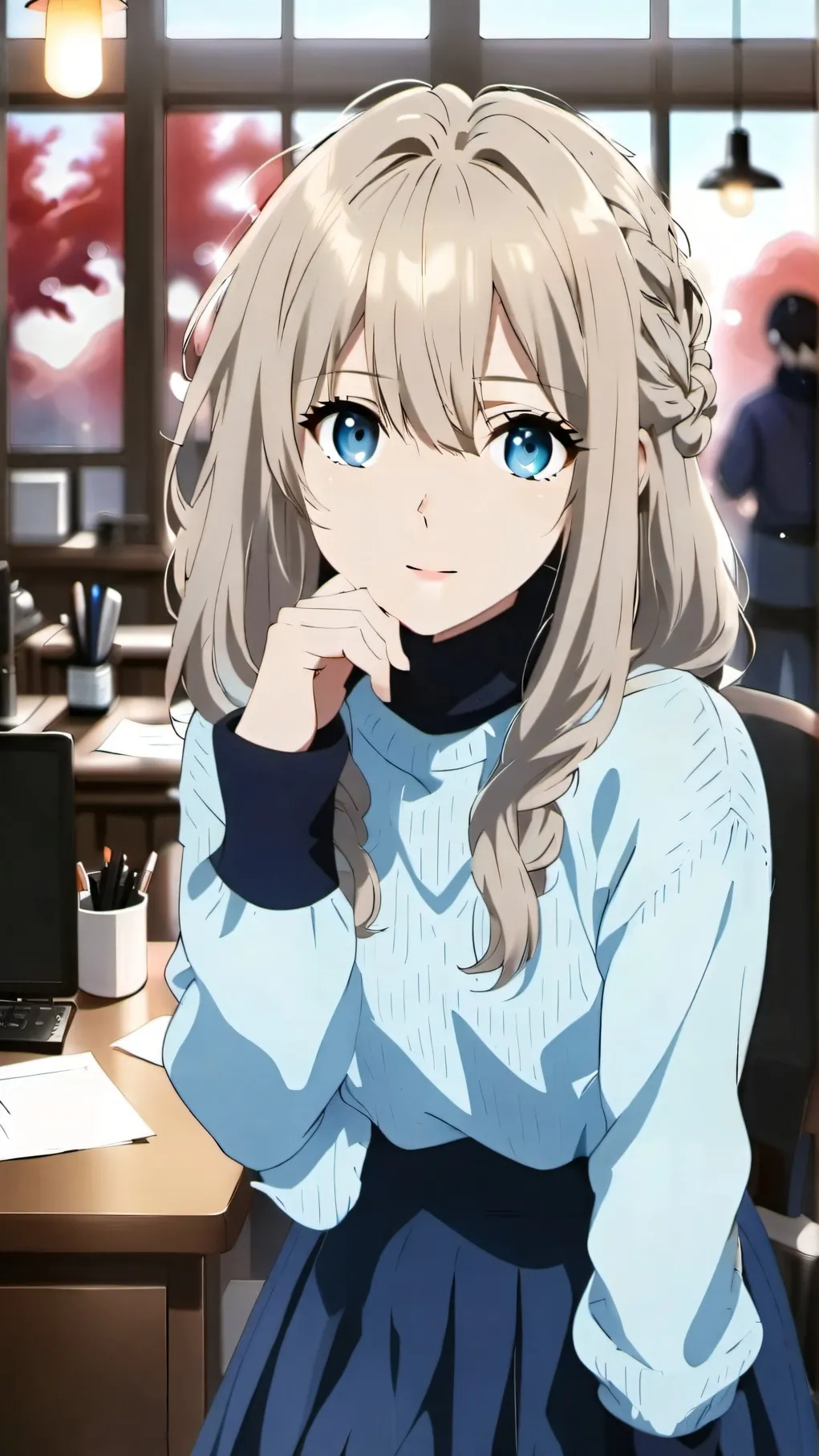 ai character: Sarah background