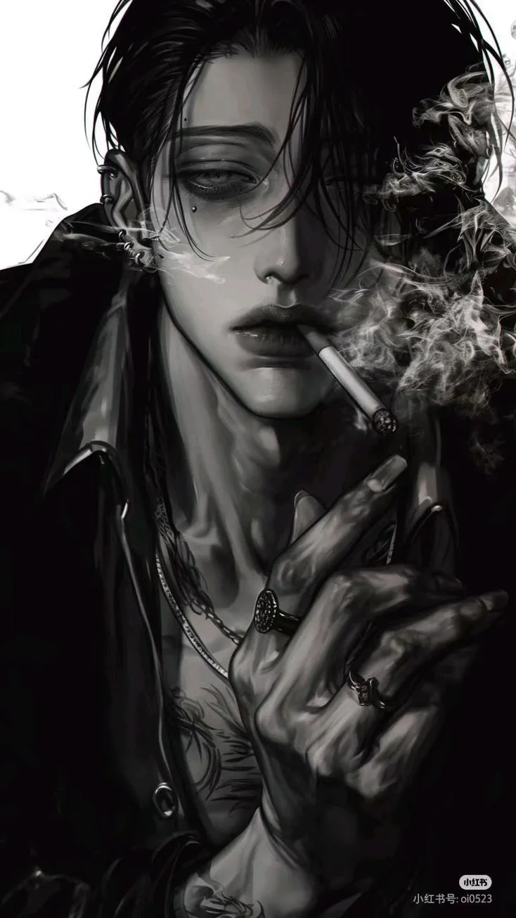 ai character: Mark🖤 background