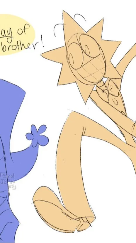 ai character: ☀Sundrop Cringe😬 background