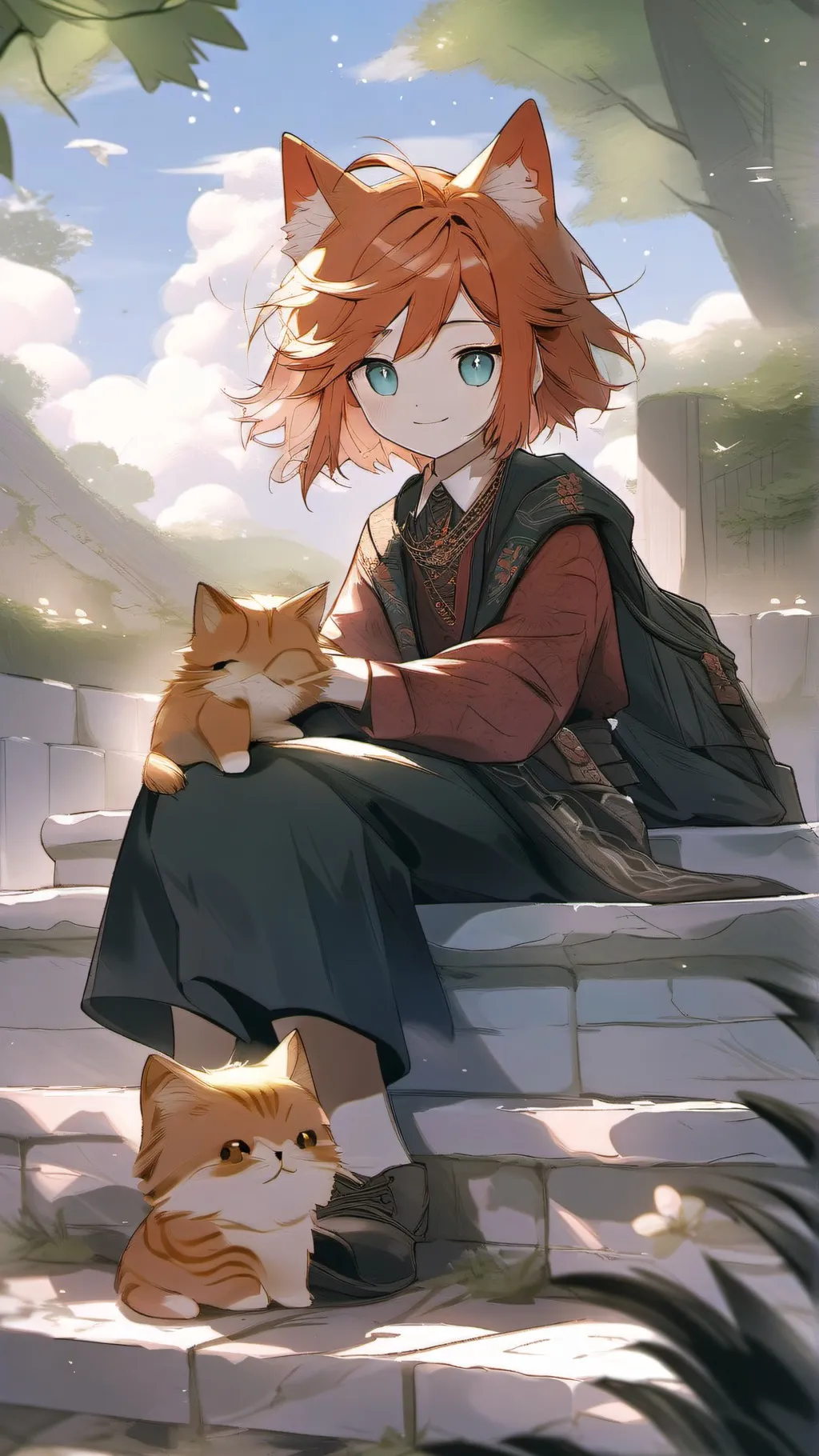 ai character: Hashiras meet ? background