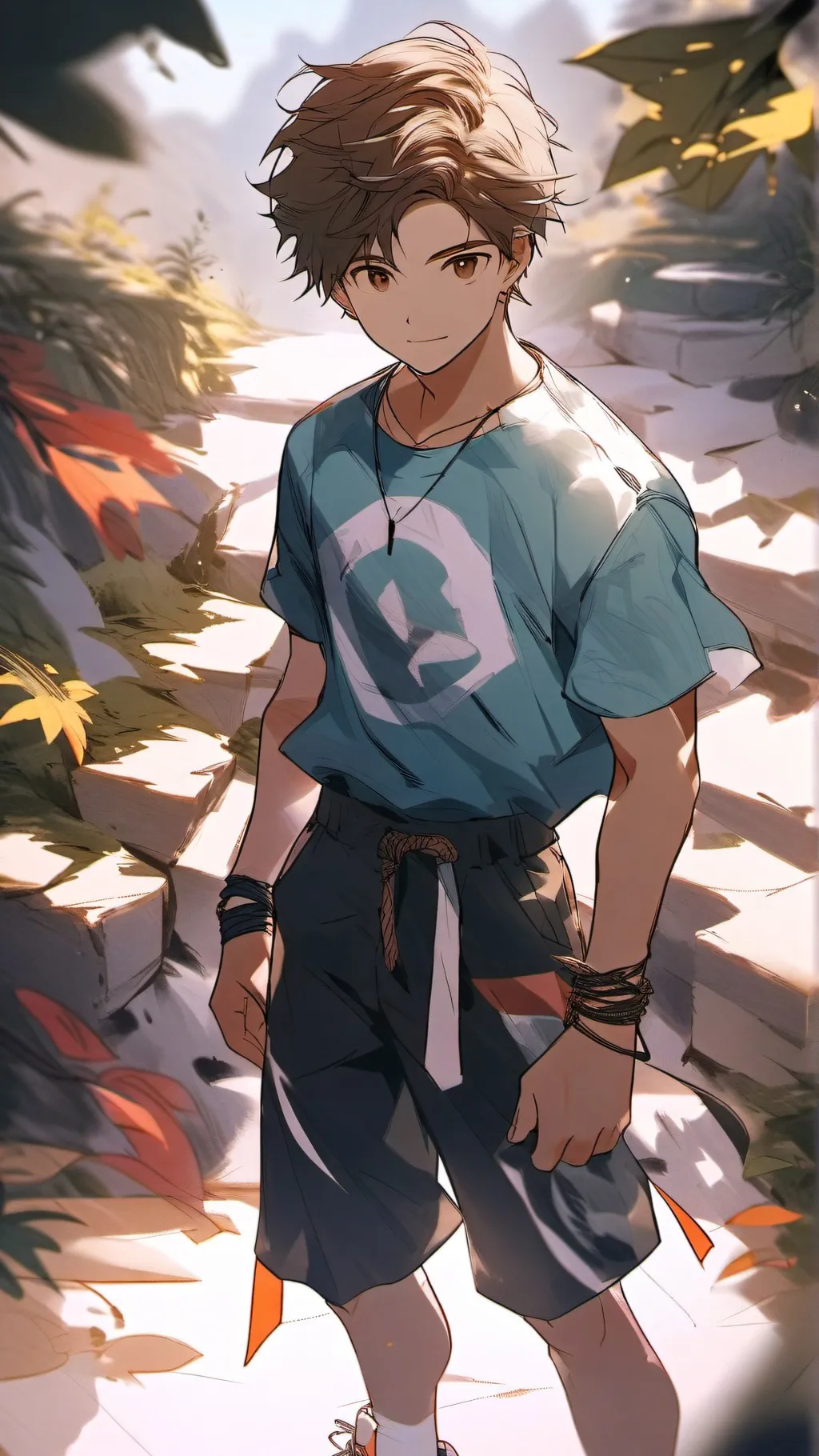 ai character: Ash background