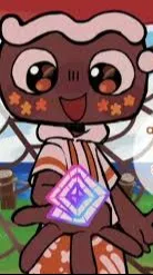 ai character: Fruitcake undersea background