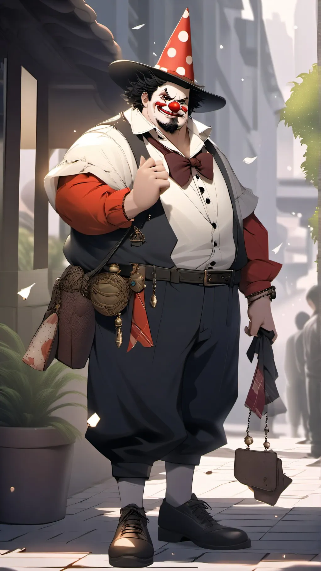 ai character: Fattening clownsMV background
