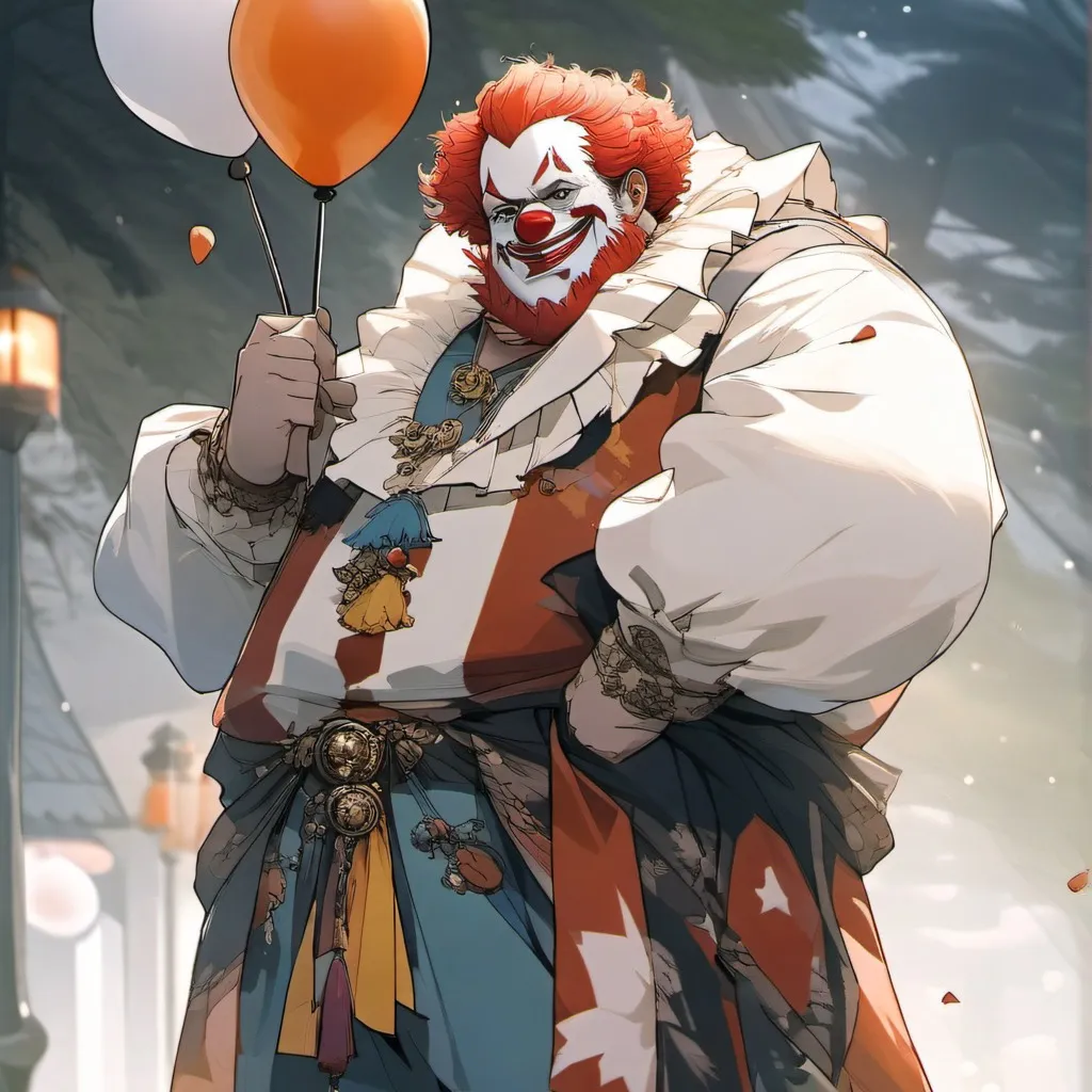chat with ai character: Fattening clown 7