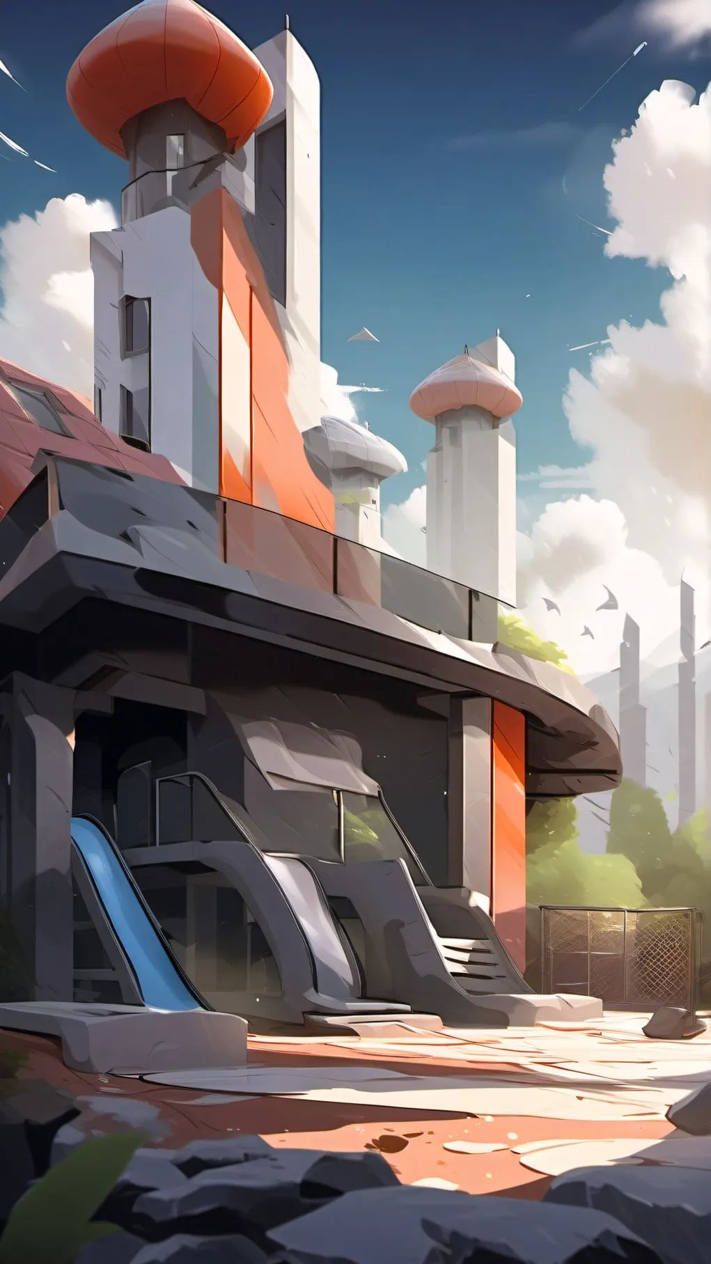 ai character: Poppy playtiime background