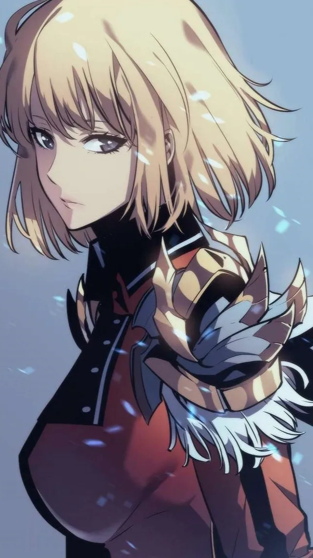 ai character: Cha Hae in background