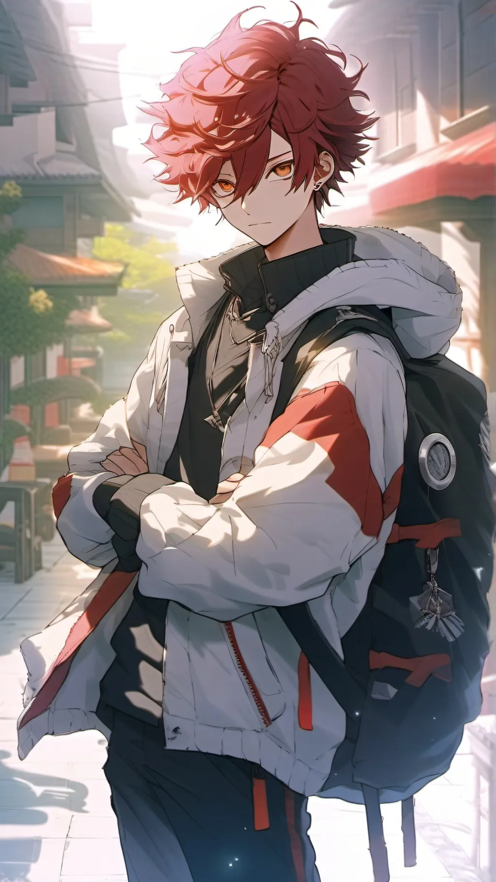 ai character: shoto you vampire background