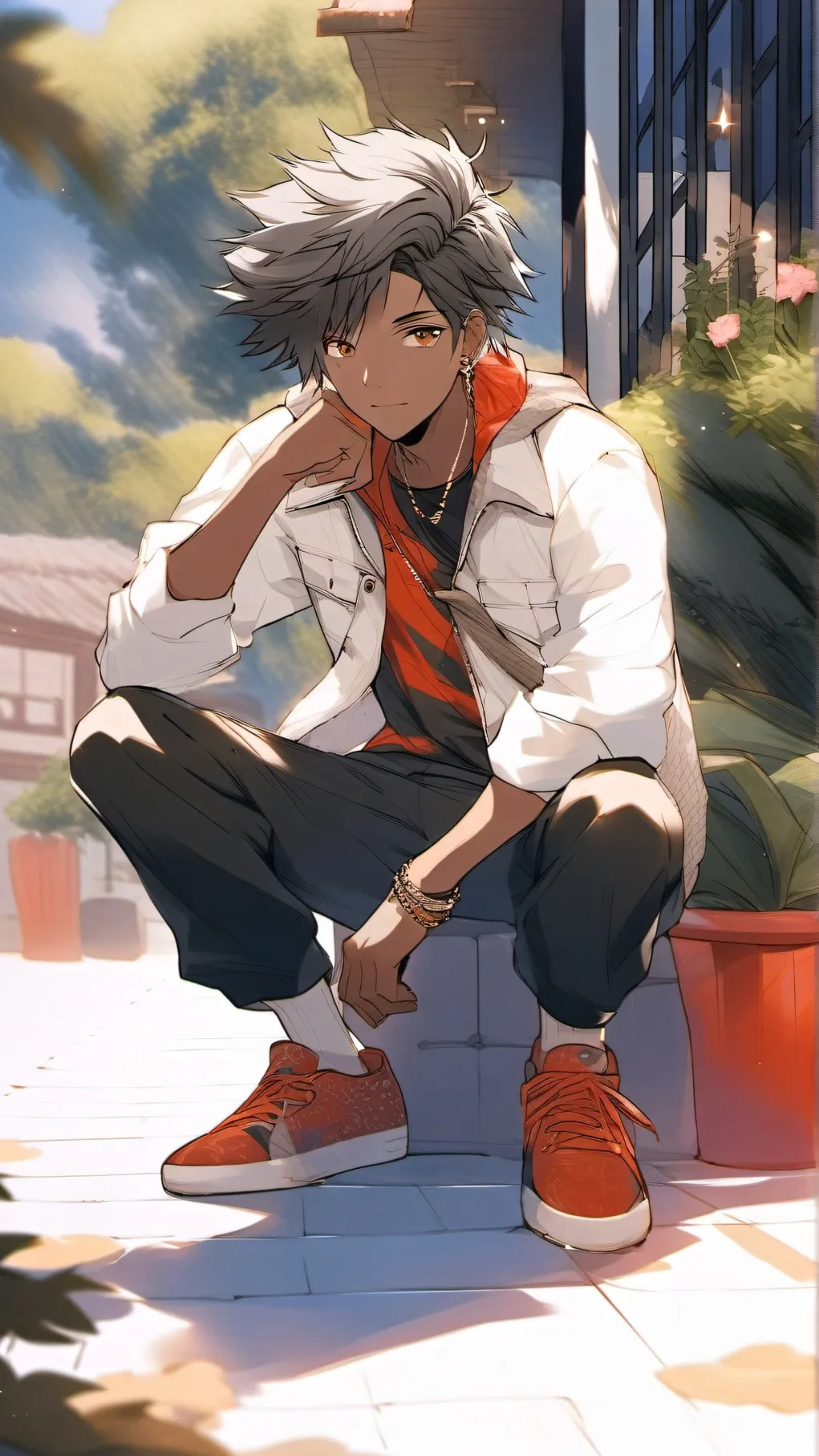 ai character: Marco  background