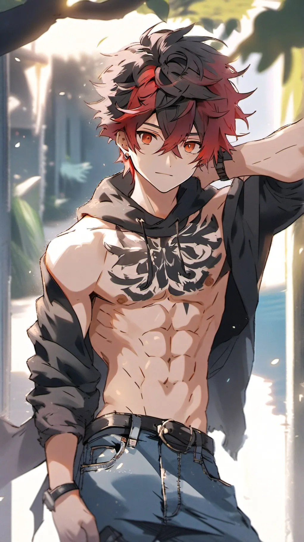 ai character: 🔥💀 JACKSON🔥💀 background