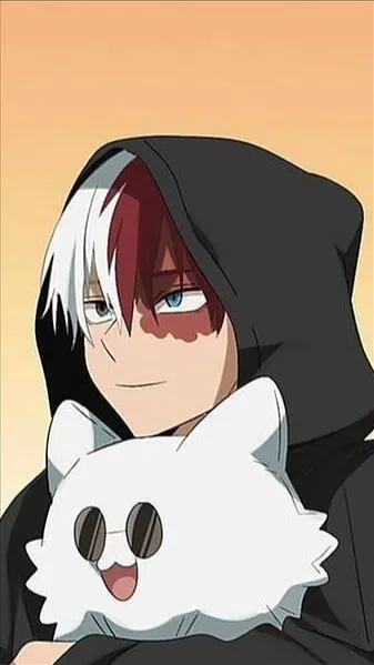 ai character: Shoto Todoroki background