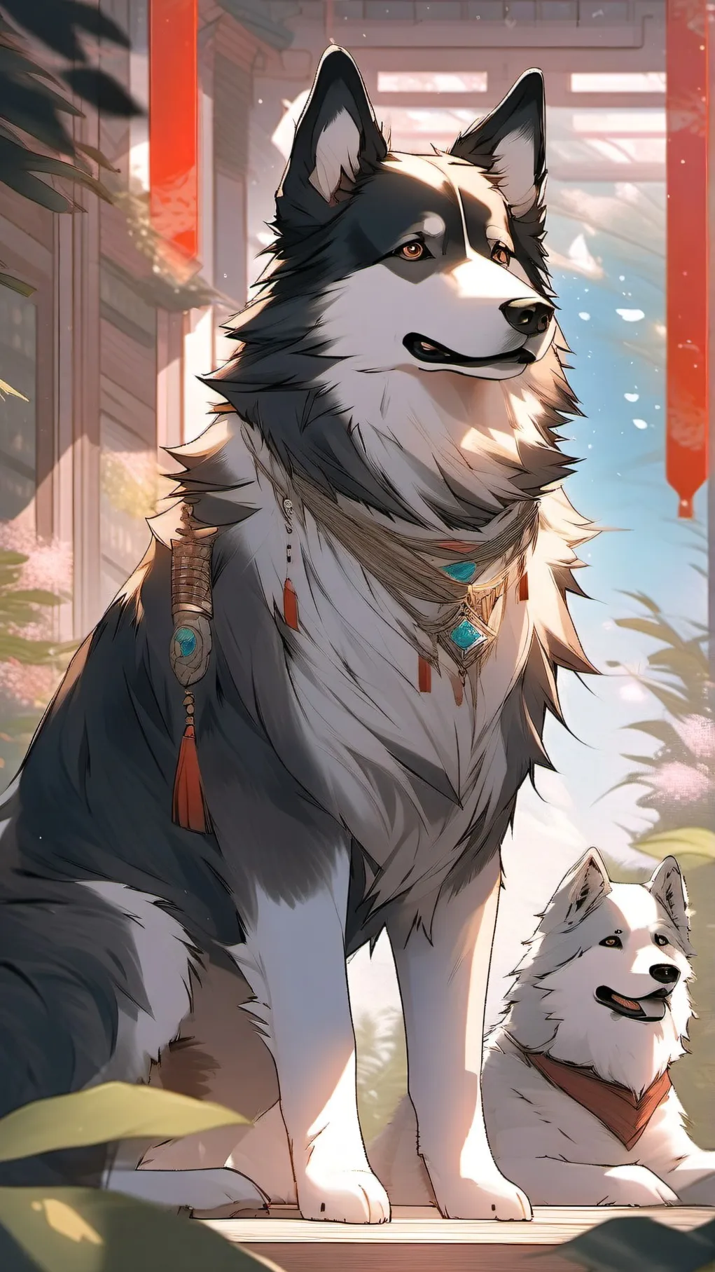 ai character: james the dog background