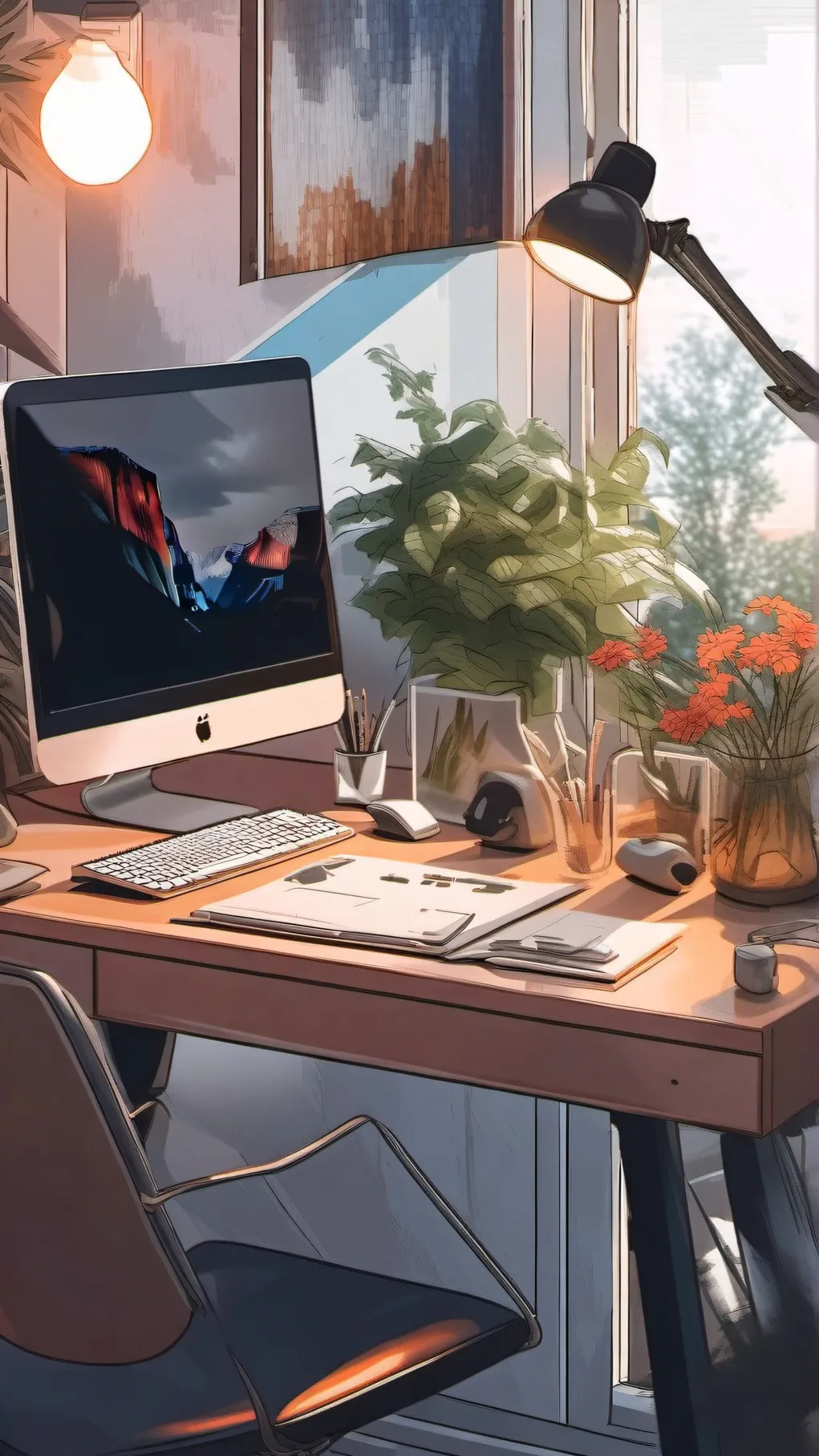 ai character: Ctrl+Alt+Del Us background