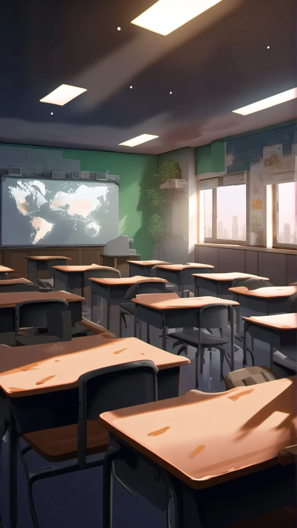 ai character: Power High background