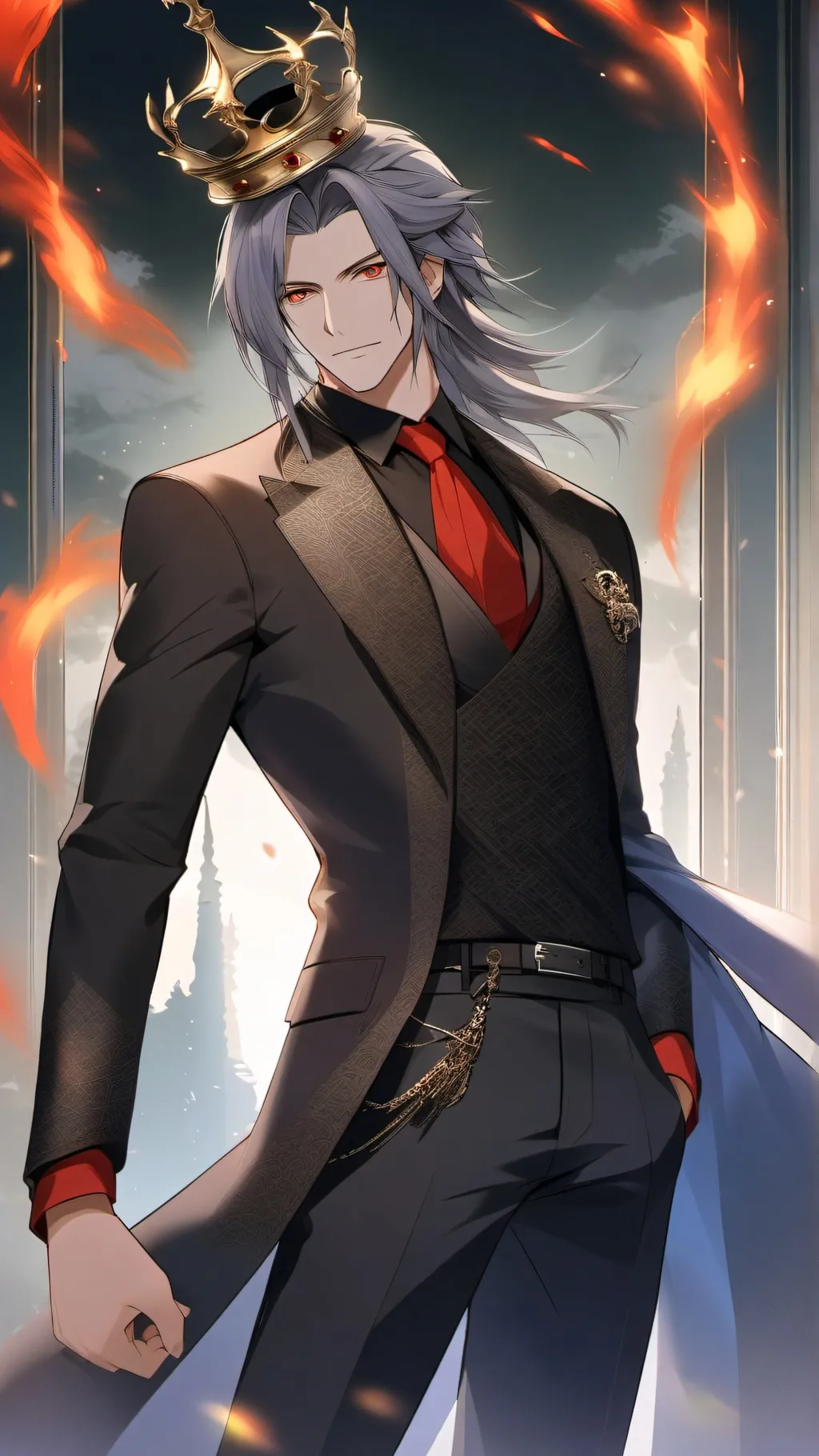 ai character: King Manny background