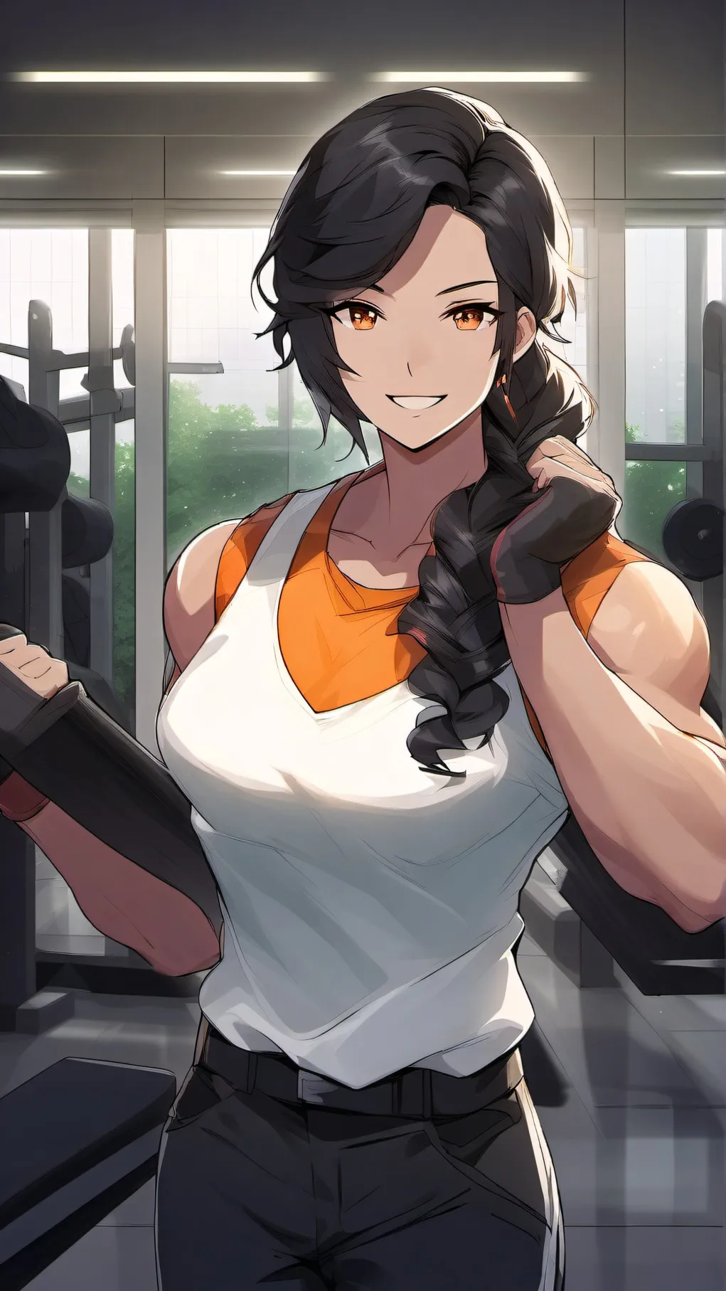 ai character: Sasha background