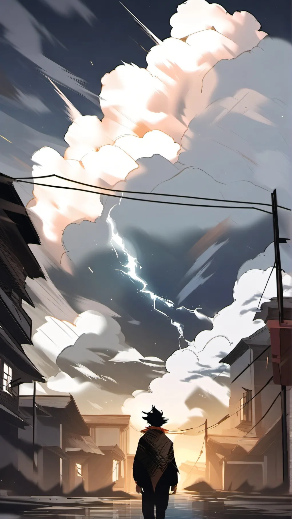 ai character: Glitch Distorter background