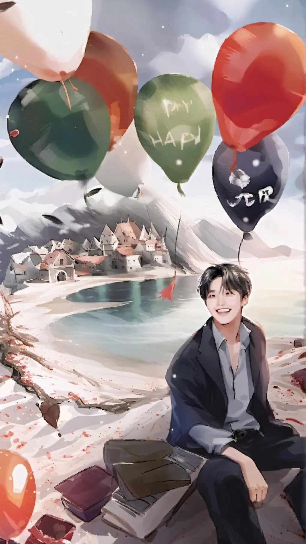 ai character: 🎉BTS🎉 background