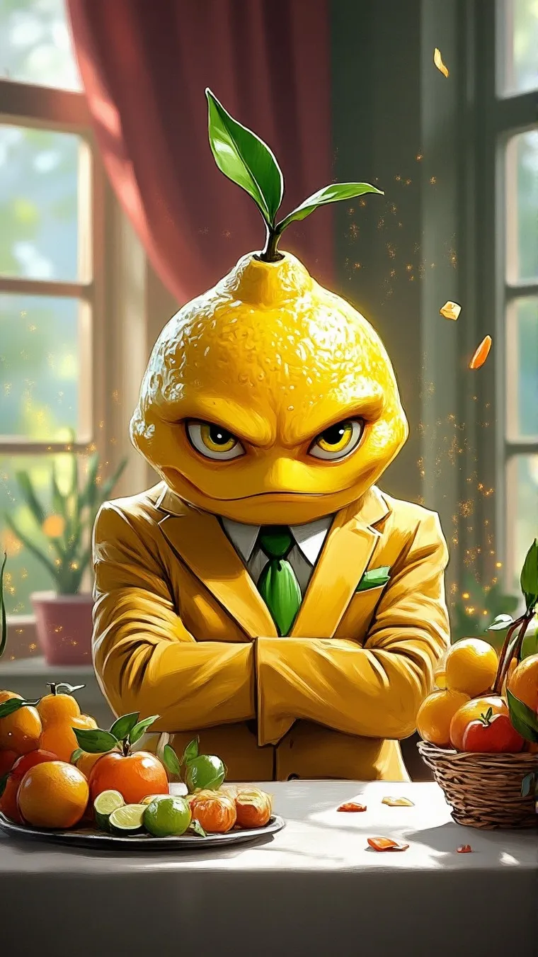 ai character: Mr. Lemon background