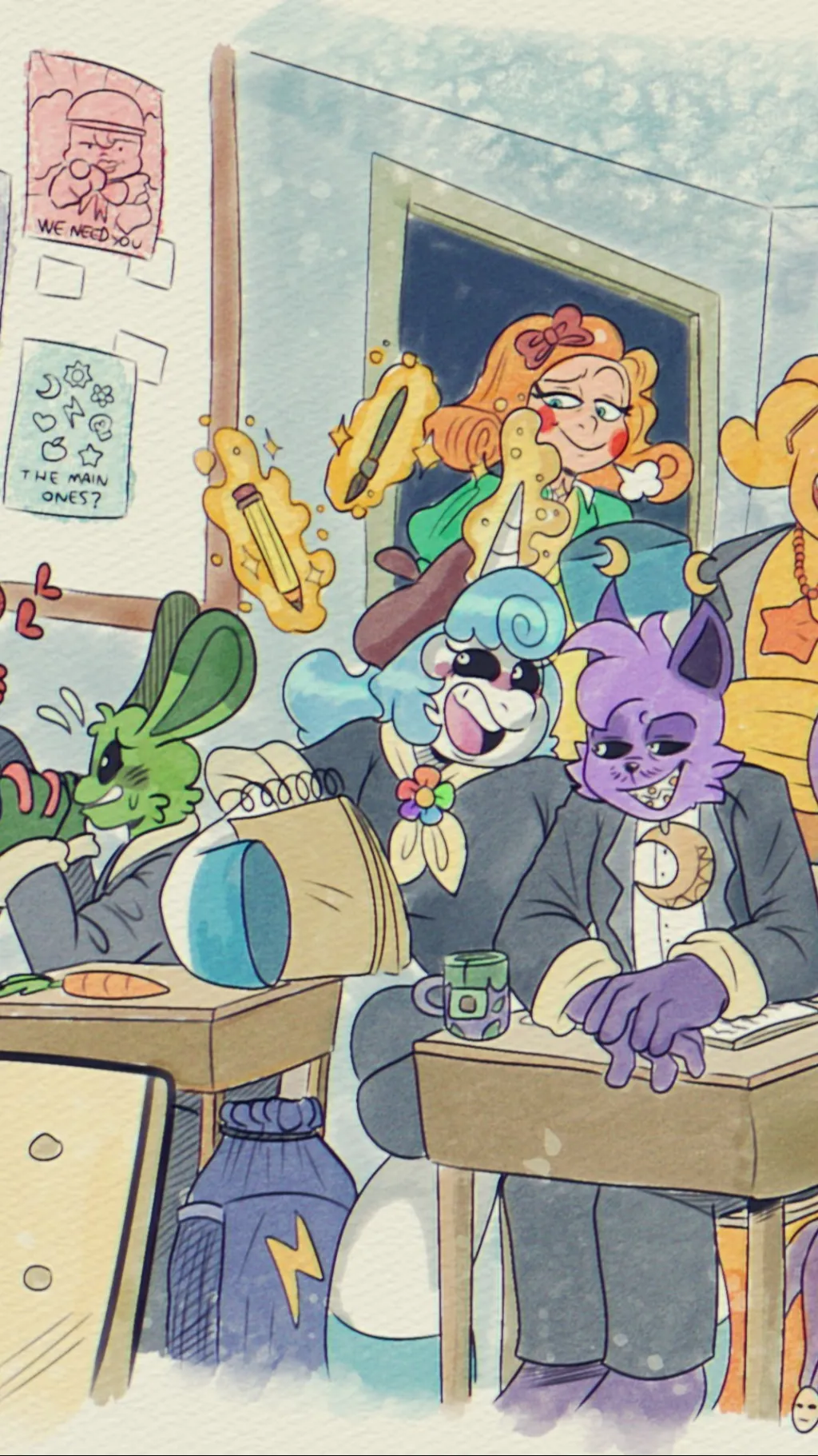 ai character: SC college background