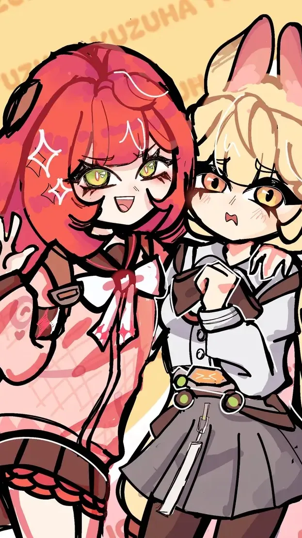 ai character: Yuzuha and Alice background