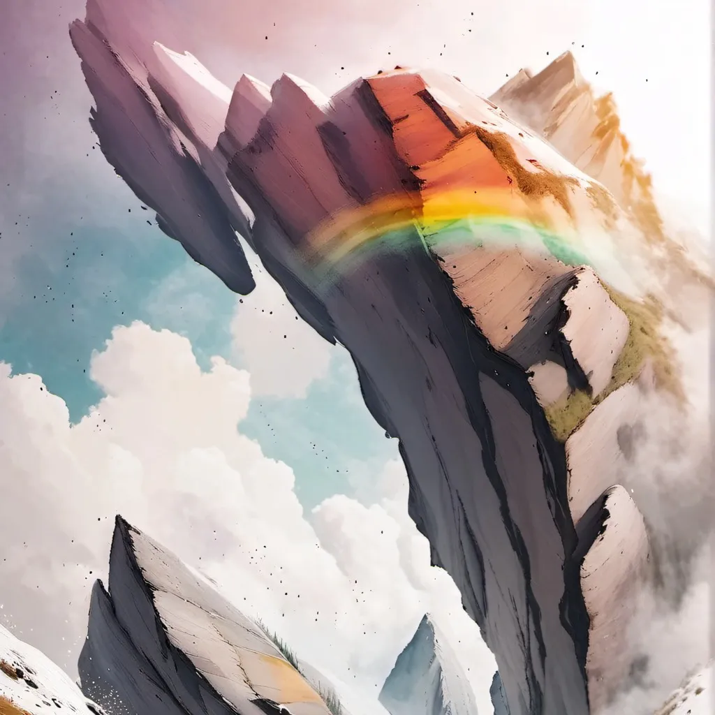 chat with ai character: Rainbow rocks 