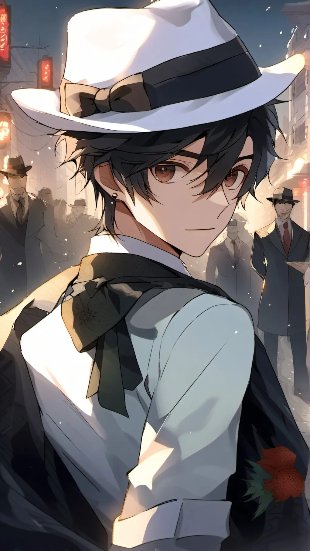 ai character: mafia Jackson.. background