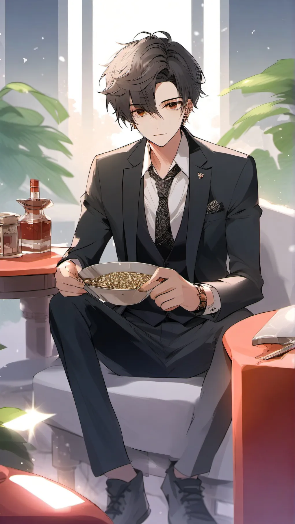 ai character: David background