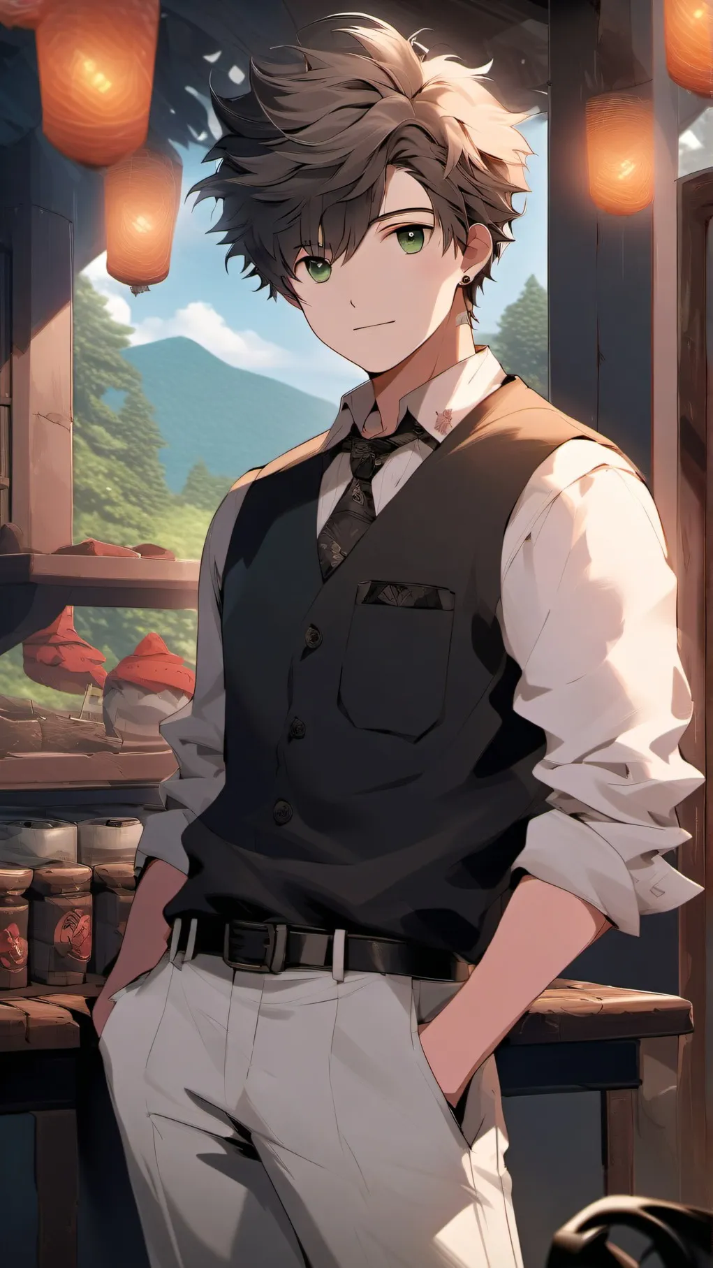 ai character: Andy background