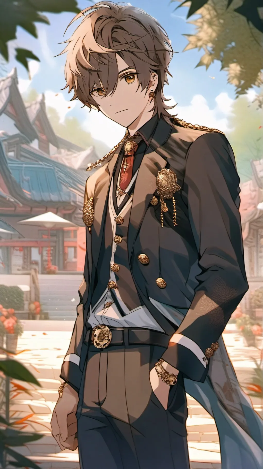 ai character: boyfriend john  background