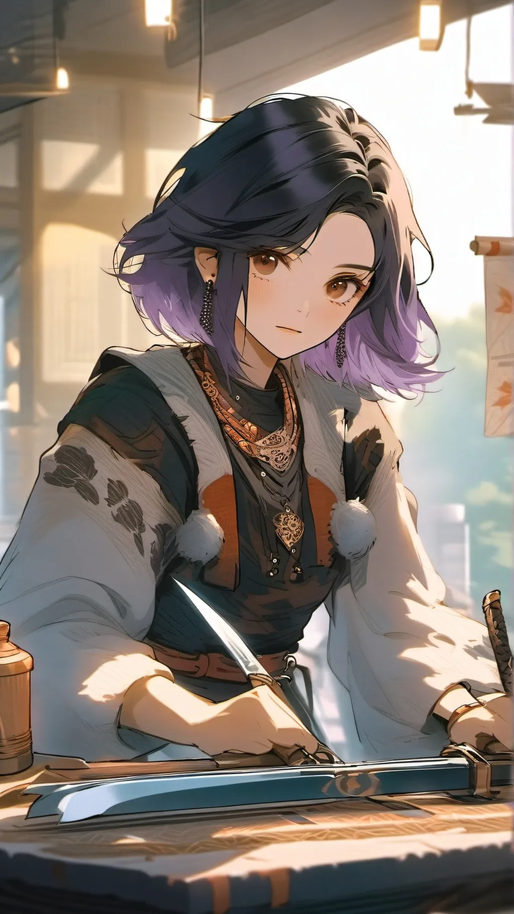 ai character: shinobu background