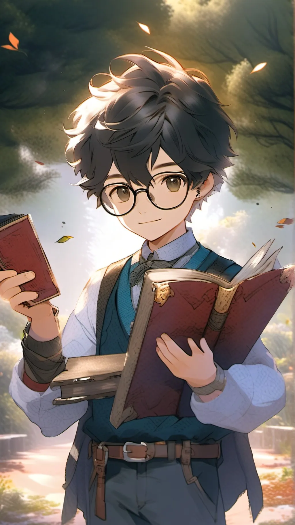 ai character: little brother background