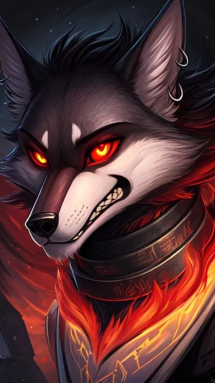 ai character: Crimson Fang background